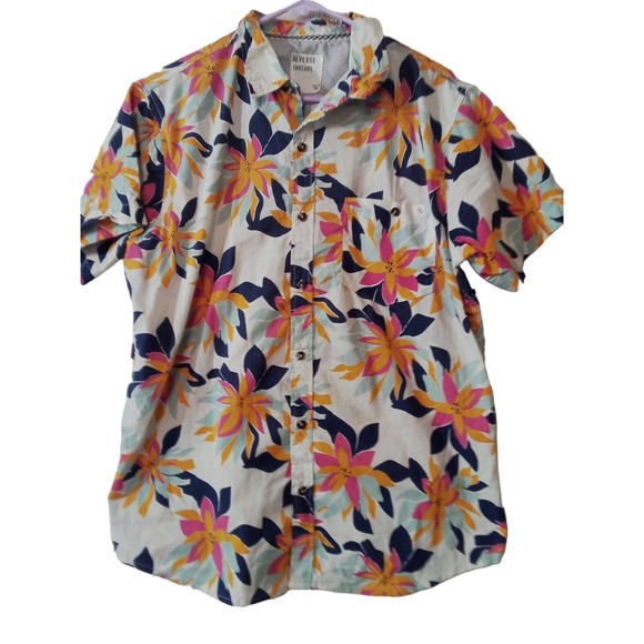 Men's‎ Reverse Threads  Button Up Shirt Size Medium - Picture 2 of 15